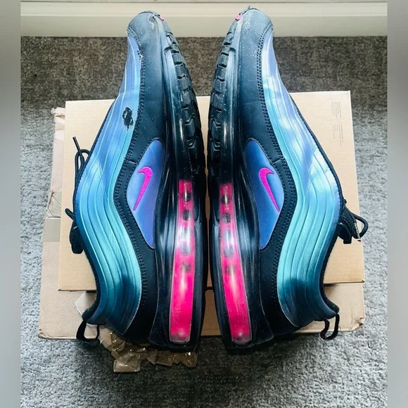 ✳️Nike Air Max ‘97 (Black/Fushia/Grey), Men’s Size 12 / Women’s Size 13.5✳️ - Picture 4 of 12